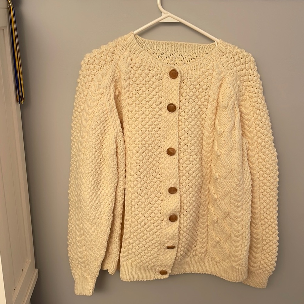 Hand knit Fisherman Sweater